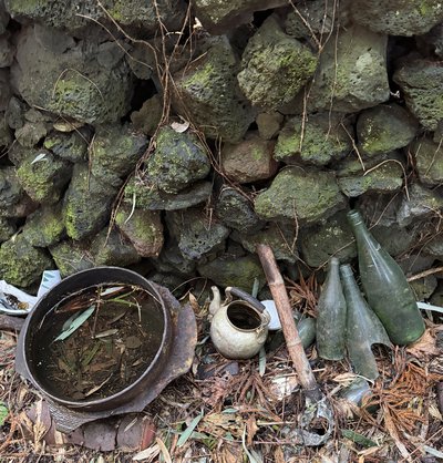 Household items remaining in Jongnam Village