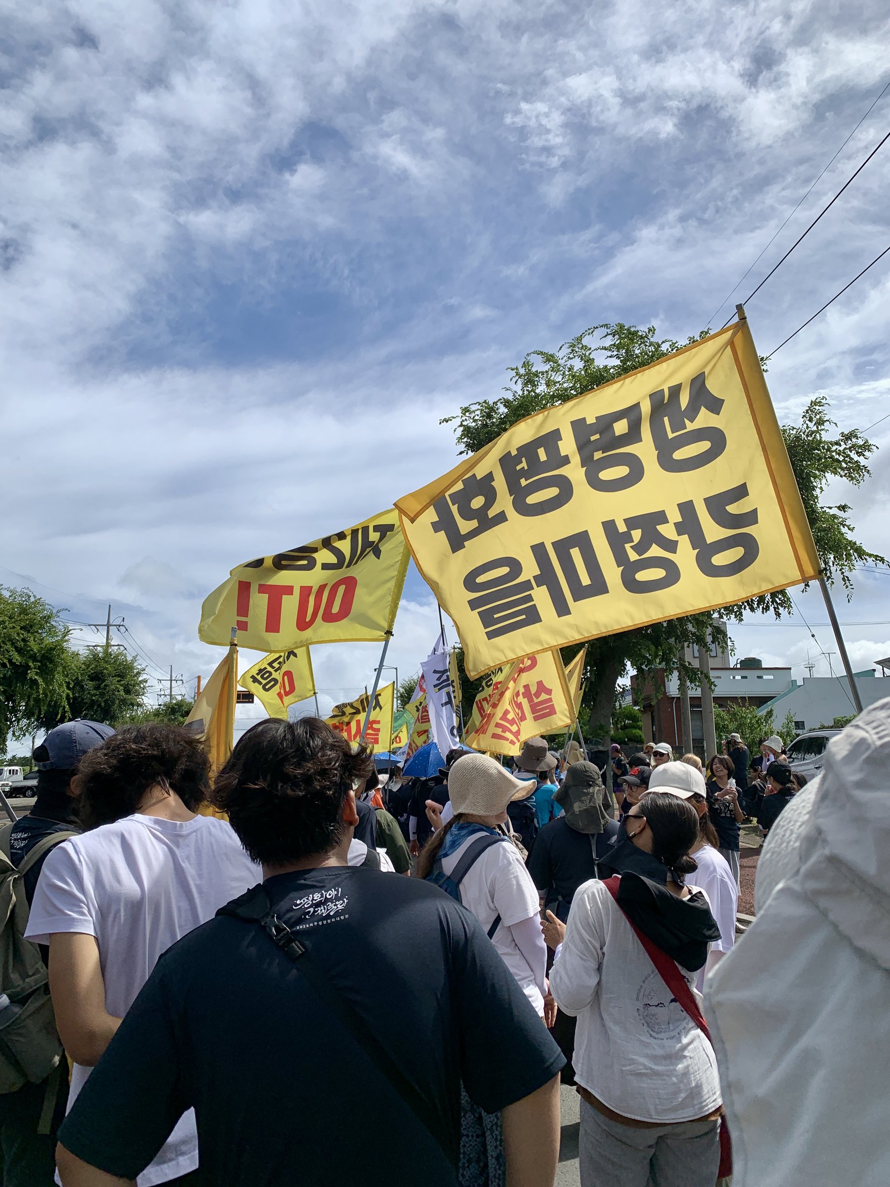 북촌리사무소에서 휴식 후, 이제 다시 행진. 260828
