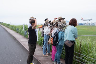 공항동산(혹은 매동산: 제주시 용담3동 2180-2번지 일대)에서 공항 활주로가 한 눈에 보인다.