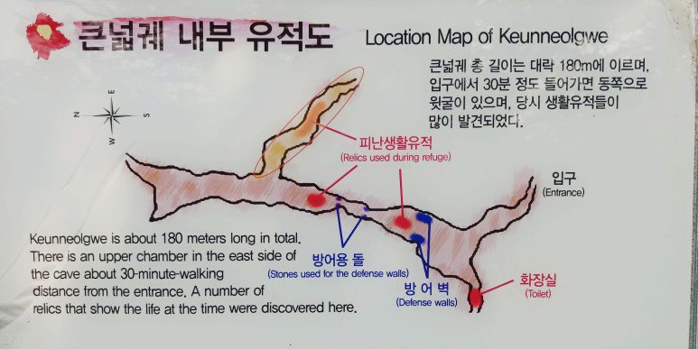 큰넓궤 내부 유적도