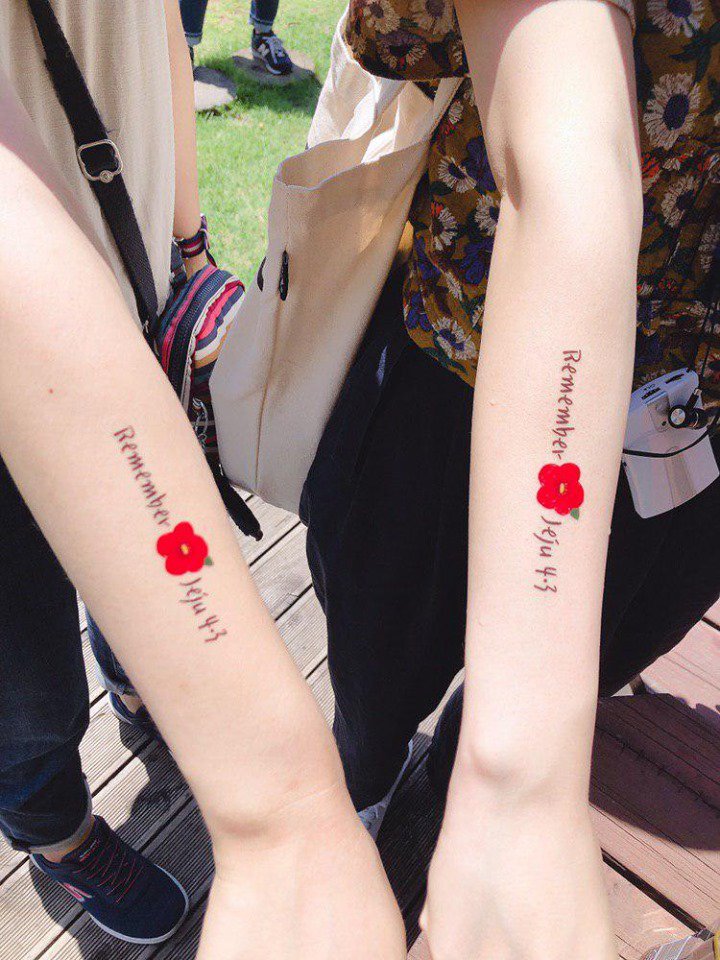 Remember Jeju 4.3 Tatoo